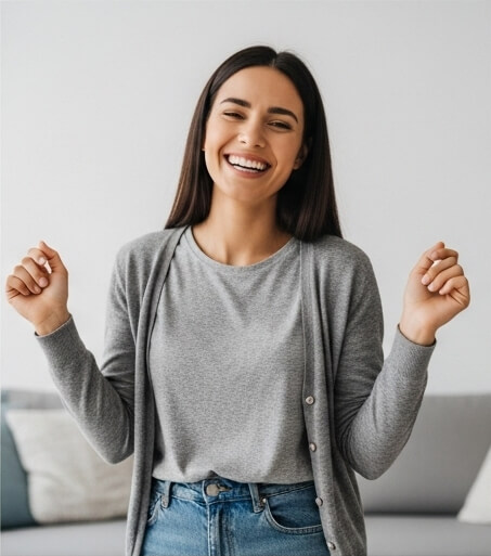 Women after treatment - Emergency dentist Claygate